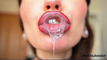 Drool dripping from my tongue 8