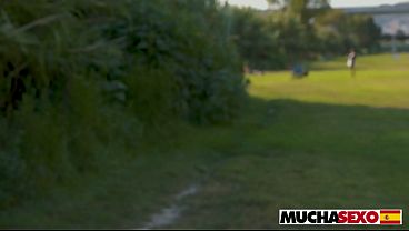 It&rsquo;ll be our little secret busty chica blondie fesser fucked on a field at muchasexo