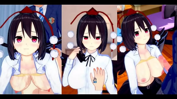 エロゲーコイカツ 東方 射命丸文におっぱい揉みまくりH 3DCG巨乳アニメ動画_東方プロジェクト_ヘンタイゲーム