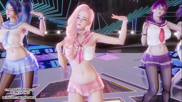 MMD_SECRET NUMBER WHO DIS Ahri AkaliSeraphine KaisaEvelynnSexy Kpop DanceLeague_of Legends Hentai Uncensored 4K_60FPS