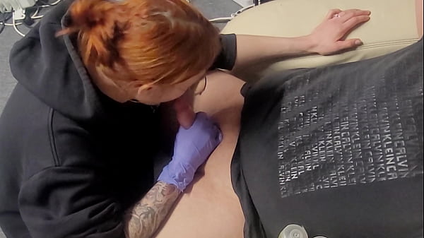 My Ex Boyfriend Just Come To My Work, He Didnt Want To Go Out So I Make Him Blowjob With Prostate Massage thumbnail