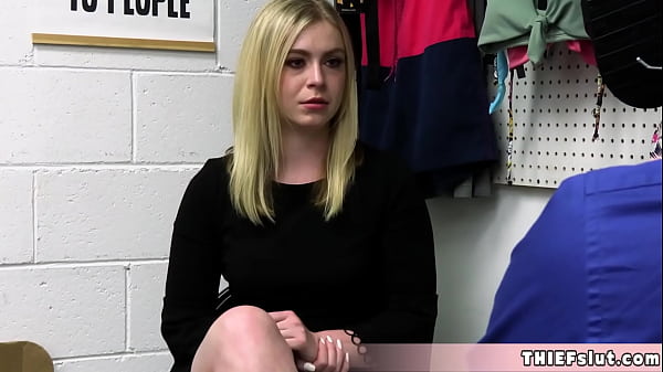 Cute teen_shoplifter chick_caught_and now_its time_for that tiny pussy to_get destroyed