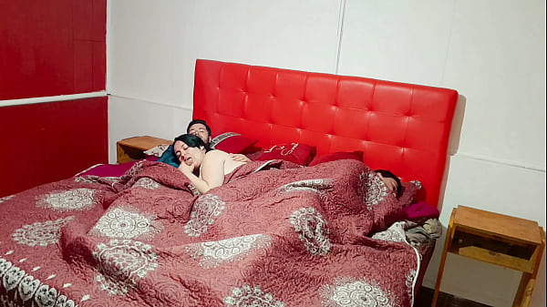 Stepson Comes To Fuck, We Do It Care Y While The Cuckold Rests In The Same Bed thumbnail