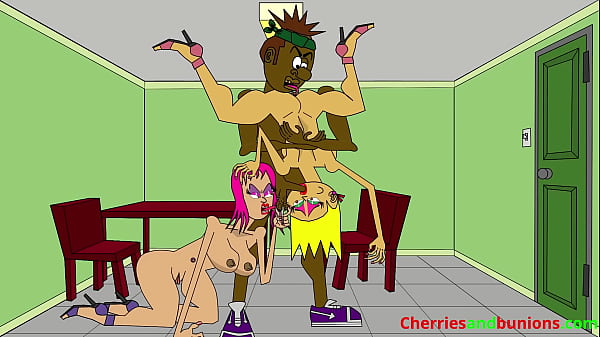 Funny animation about a guy getting interrogated by two sexy female cops 