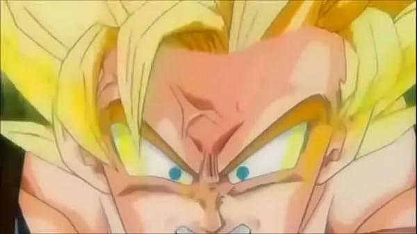 DBZ_Goku Screaming SSJ 3