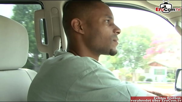 Naughty blonde slut enjoy the big black cock wich pick her up at the street 