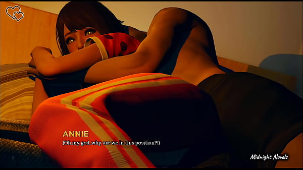 Eternum Adult Game Chapter 17| Annie giving thighjob 