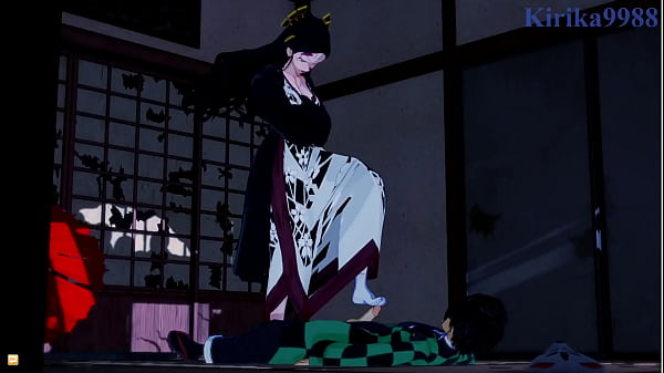 Play MP4 - Mitsuri Kanroji and Shinobu Koch&omacr; and Daki and Tanjiro Kamado intense sex&period; - Demon Slayer Kimetsu no Yaiba Hentai