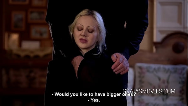 Blonde slave tits_squeezed