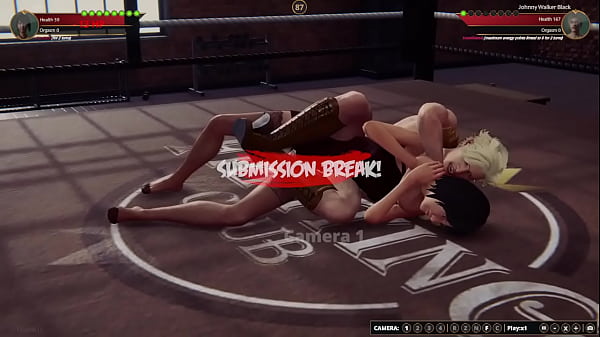 Allie vs johnny nf3d mixed kinky battle ring combat