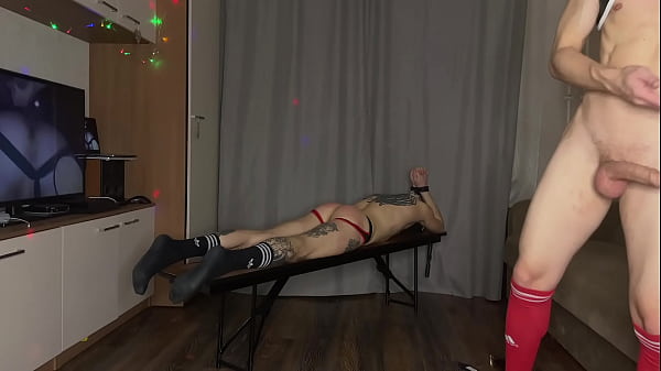 The dominant fucks the guy hard in_his elastic_ass