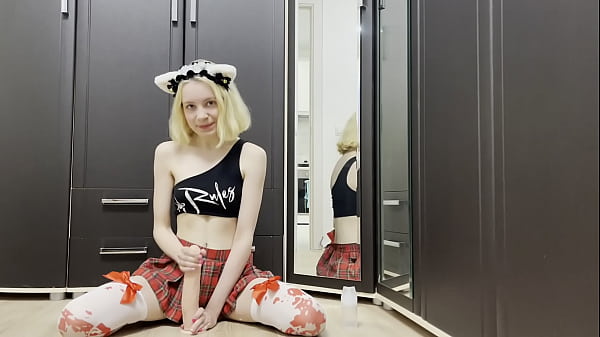 Sexy Cat Girl Rides Huge Dildo And Then Rough Fucked With Passion thumbnail