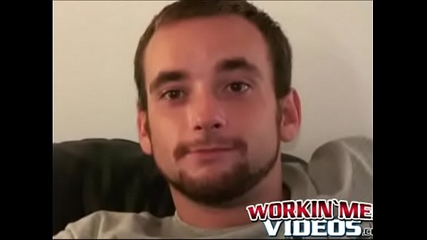 Cute young drifter jerking off to cum and get payed