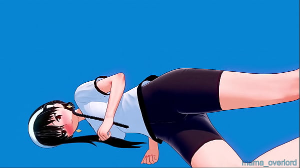 Play MP4 - Yor Forger lista para hacer m&aacute;s ejercicio con su ropa deportiva