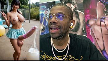 Asian Transgender Girl Filling Up Balloons With Her Transgender Cum, Ai Generated thumbnail