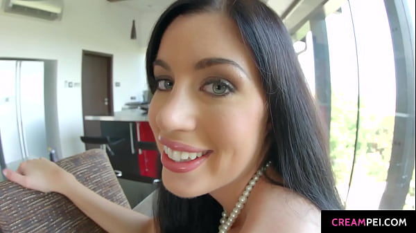 April Blue_hottie_in a cumshot creampie scene