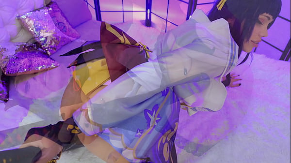 Raiden shogun stratch her pussy 