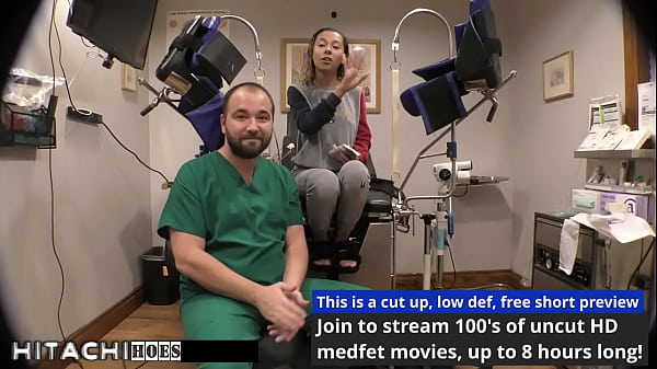 Freshman gets mandatory hitachi orgasm from doctor tampa kalani luana 