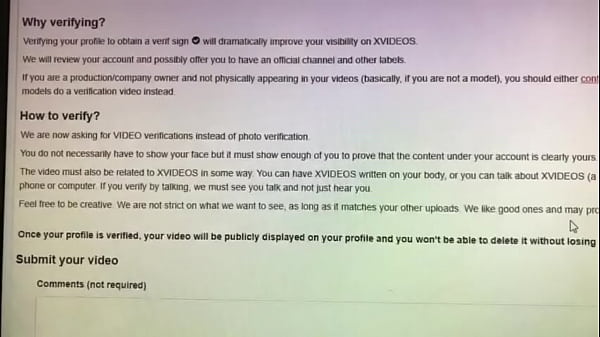 Verification video