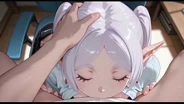 Frieren Came To Her Boss To Ask For A Raise. Frieren Has Sex With Her Boss. Frieren Hentai Cosplay (ai-generated) thumbnail