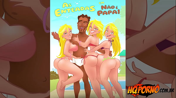 As Enteadas Padastro fodendo as gêmeas gostosas_na frente da mãe