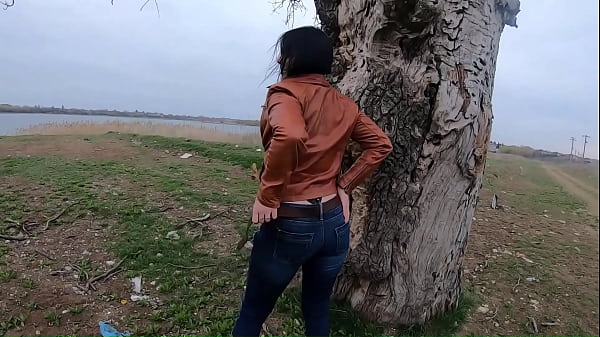 Outdoor Striptease By The Lake &ndash; Jeans, Leather & Naughty Tease (part 1) thumbnail