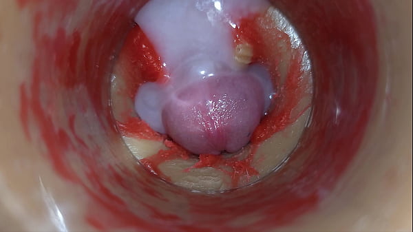 Camera Inside Deep PussyCaptures Very Huge Ejaculation_of SpermASMR