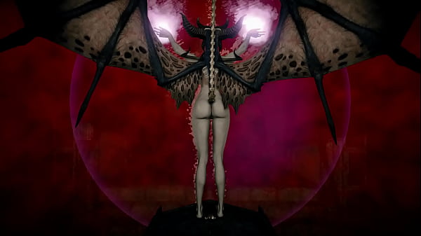 Play MP4 - Lilith&comma; slim succubus dancing hot in the dungeon