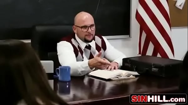 Play MP4 - Naughty School-Girls Punished by Their Pervy Bald Teacher