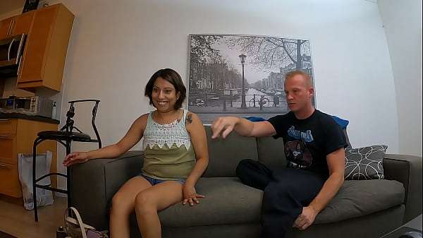 Hot latina begs for cum