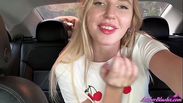 Play MP4 - Cheerful Babe With Juicy Booty Masturbate Pussy and Cum In the Car By The River