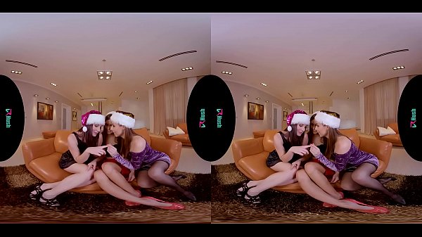 Play MP4 - VRHUSH Sexy Christmas foursome with three sexy babes