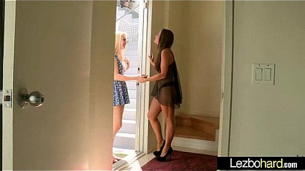 Lots of kiss and licks from cute lovely lesbians clip 09