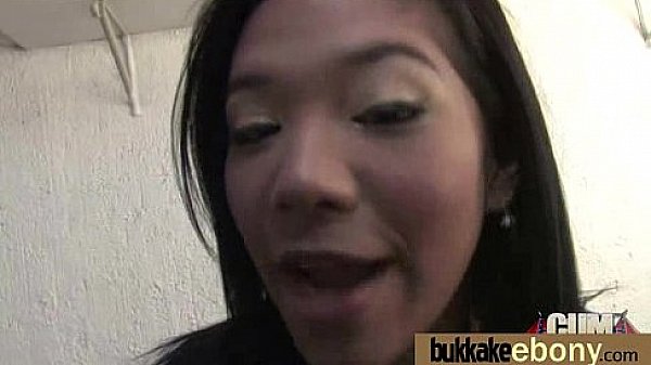 Busty black babe bubble bath group cocksuck 4 