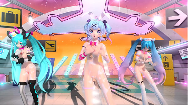Hatsune MikuProjectDiva Tricolore_AirlinesNude bunny