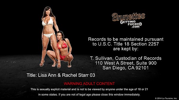 Play MP4 - Brunettes Lisa Ann and Rachel Starr fucking