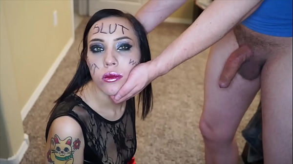 Little Slut Has Brutal Face Fuck & Facial thumbnail