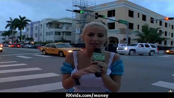 Desperate teen naked in public and fucks to pay rent 5 