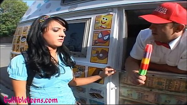 Icecream truck finally 18 gets first big cock and cum