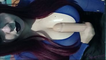 BBW Hotwife Big Boobs Play with Tits