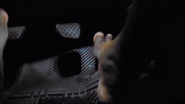 The moment driver touches gas pedal withtoes