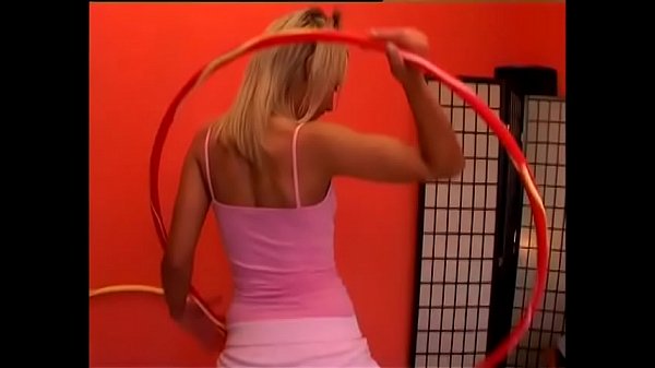 Playful_hoola hoop girl_Sandy Silver gets her sweet cuntlicked_then nailed on the sofa