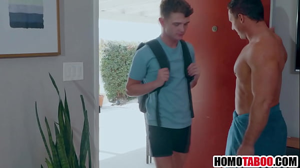 Gay boy meets his new step dad 