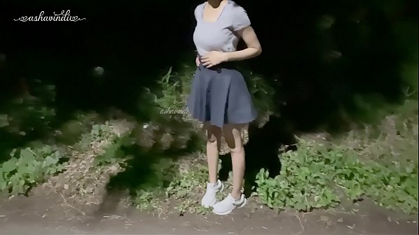 Masturbating and squirting on public road
