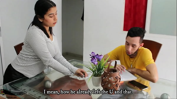 Le Follo El Co&ntilde;o A La Cachonda De Mi Hermanastra A Cambio De Hacer Una Tarea-creampie thumbnail