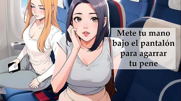 Se me_salió la leche_con las_voces españolas_de este_vídeo_Fantasía en el_avión JOI