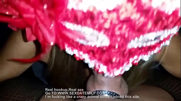 Wifey in mask gives a hands