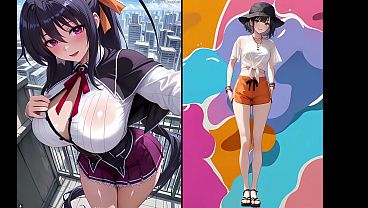 Grandes tetas personajes mujeres anime 