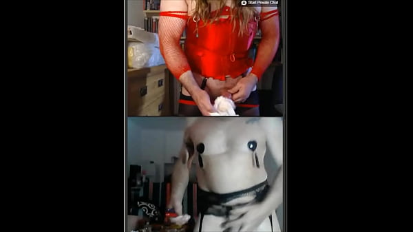 Play MP4 - Shameless Sissy Coca dildos ass while stangers wank and watch