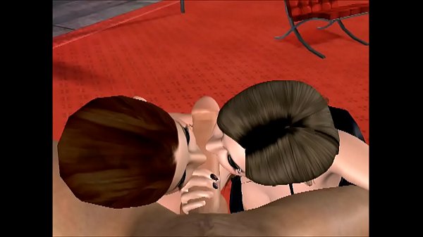 Two Big_Titted Lesbos Share a HugeCock